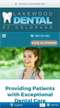 Mobile Screenshot of lakewooddentalco.com